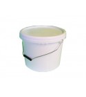 Seau à miel plastique 20 Kg - blanc