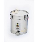 Maturateur pour le miel 35Kg Logar couvercle hermétique robinet inox