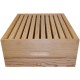 Corps de Ruche en bois Dadant 10 cadres avec Plancher BOIS et toit BOIS + MÉTAL