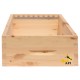 Hausse ruche sapin rouge queue arronde