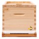 Ruche en bois à tenons DB 10 complète toit métal
