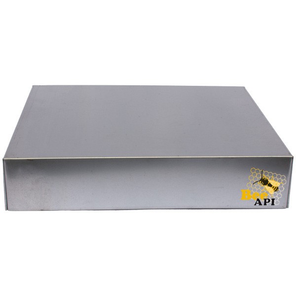 Toit en tôle galvanisée pour ruche Dadant 10 cadres (ou DB10) hauteur 105 mm