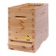 Corps de ruchette 6 cadres à tenons avec fond ventilé et plateau varroa