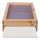 Plancher bois ruchette dadant 6 cadres avec planche varroa - fabrication francaise